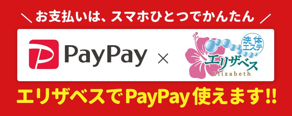 お支払いはスマホで!PayPay使えます!!